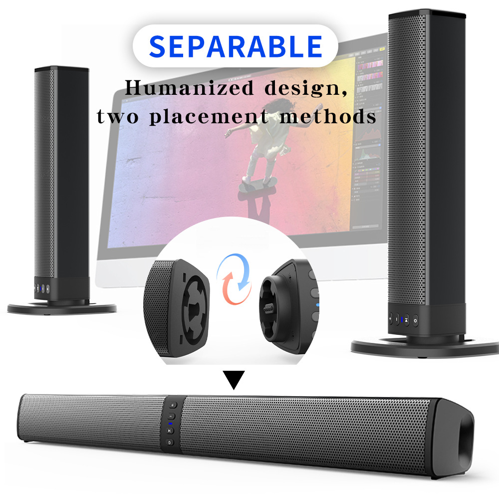 Detachable Soundbar Bluetooth  - огляд і ціна Audio Music Spotify