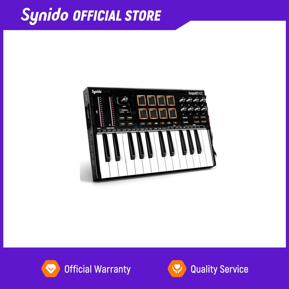 Synido Tempokey K25 USB MIDI K - огляд і ціна Midi Controller Pad