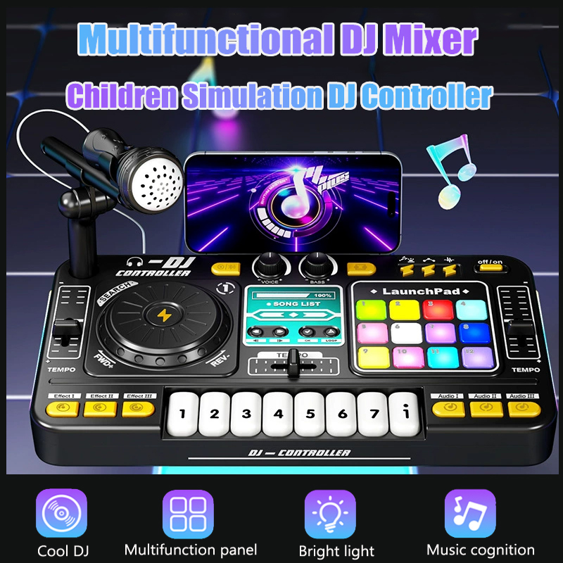 Multifunctional DJ Mixer Child - огляд і ціна Audio Music Dj