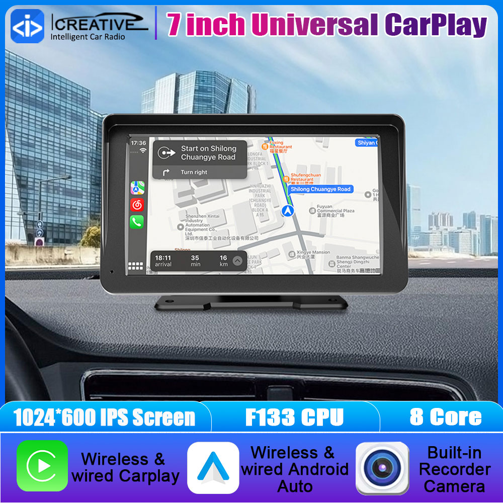 7inch Wireless CarPlay & Andro - огляд і ціна Audio Music Image