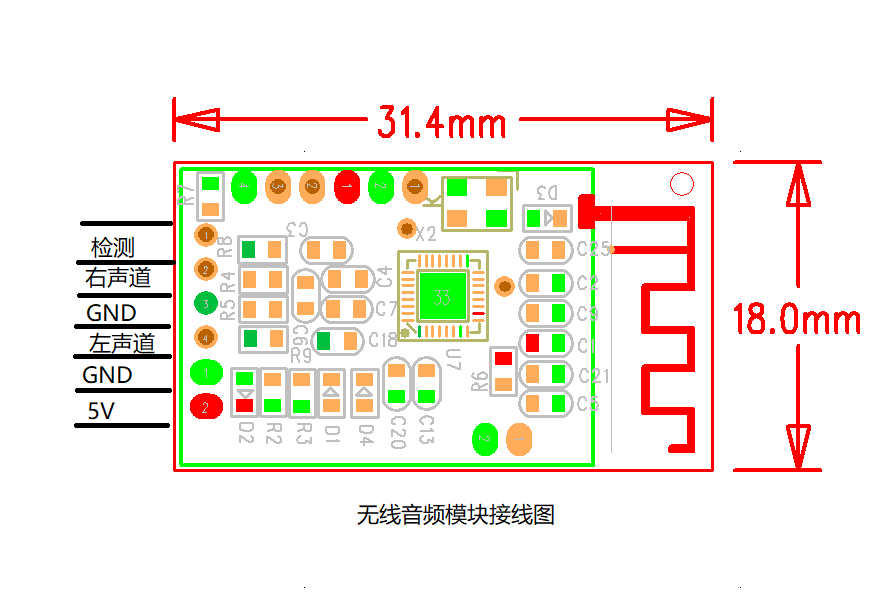 2.4G Wireless Audio Transmissi - огляд і ціна Audio Music Image