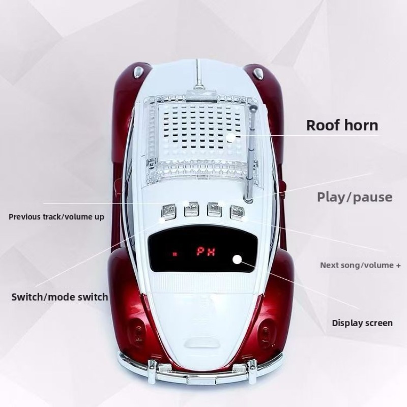 Beetle Car Model Bluetooth Spe - огляд і ціна Audio Music Spotify