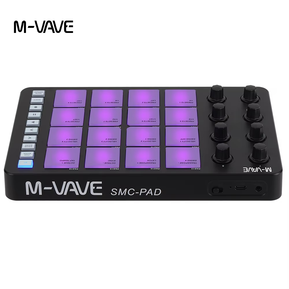 M-VAVE SMC-PAD MIDI Black Cont - огляд і ціна Midi Controller Pad