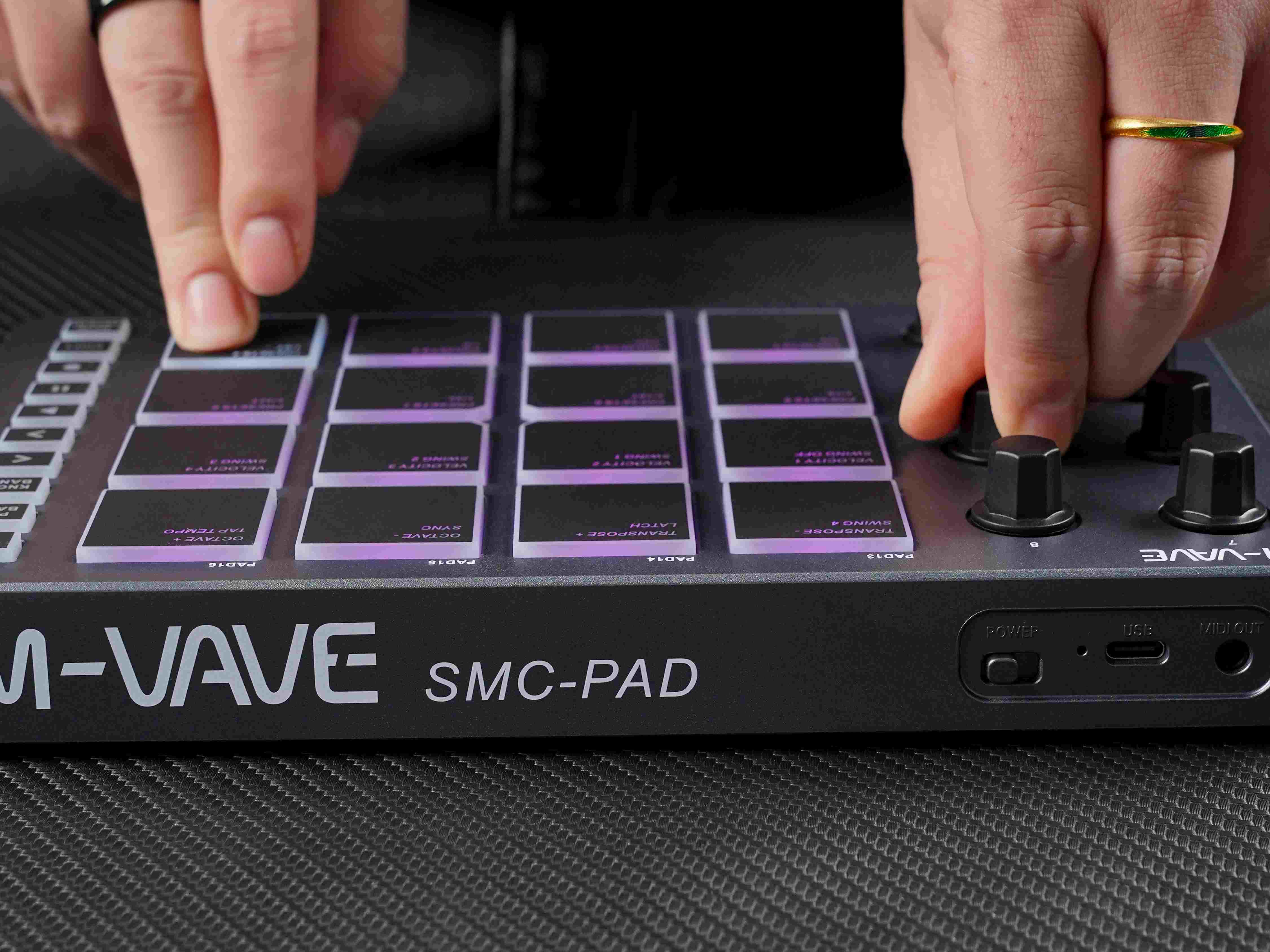 M-VAVE SMC-PAD MIDI Black Cont - огляд і ціна Midi Controller Pad
