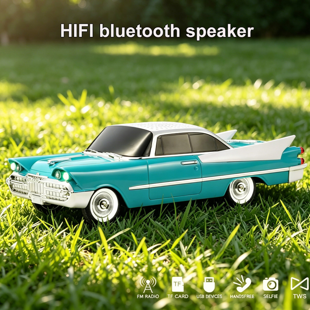 Retro Classic Car Model Blueto - огляд і ціна Audio Music Spotify