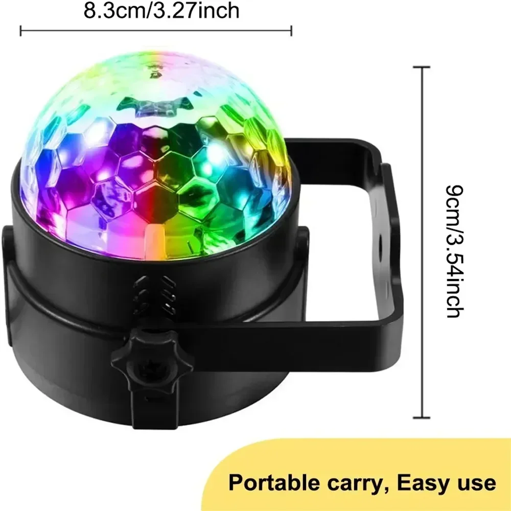 RGB LED Stage Disco Light Rota - огляд і ціна Audio Music Dj