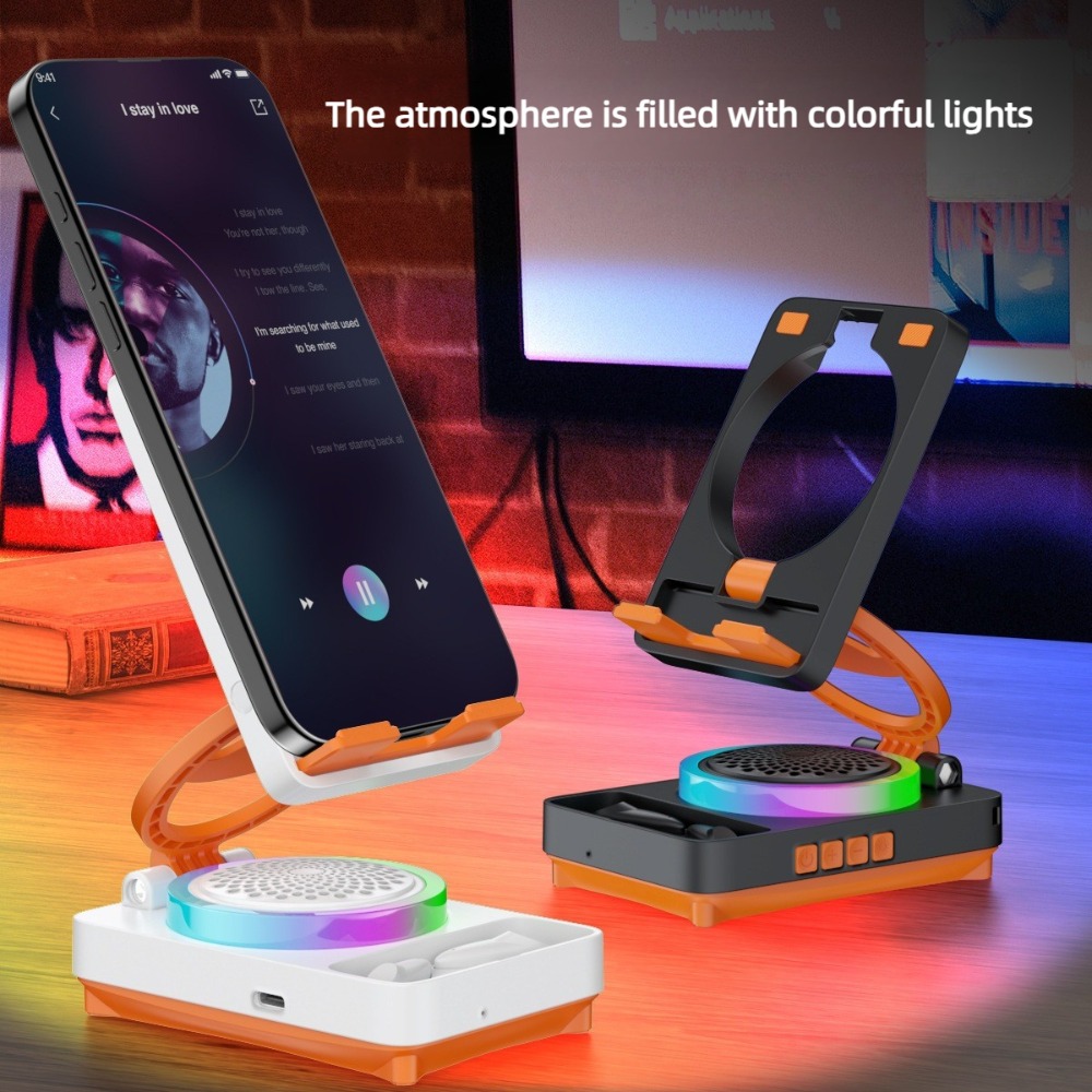 3‑In‑1 Foldable Phone Stand Wi - огляд і ціна Audio Music Spotify