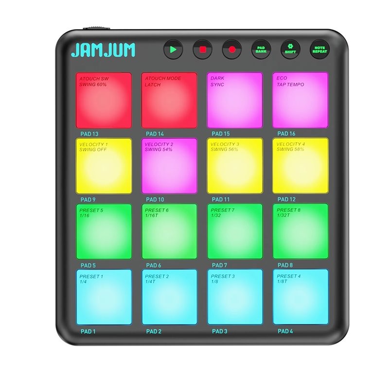 【TRAVEL ESSENTIAL】JAMJUM MIDI  - огляд і ціна Midi Controller Pad