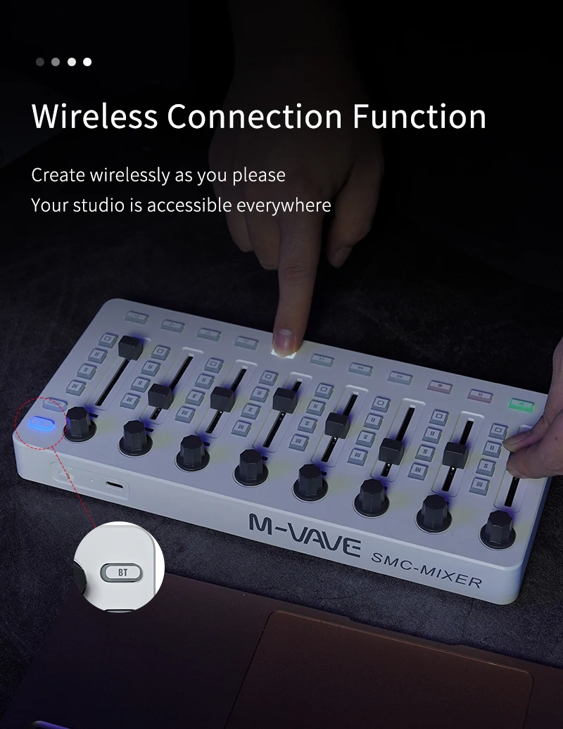 M-VAVE SMC-Mixer Wireless MIDI - огляд і ціна Midi Controller Pad
