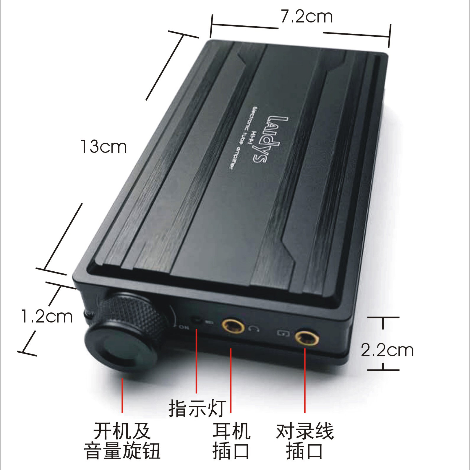 LAIDYS Portable Tube Headphone - огляд і ціна Headphone Amplifier Dac