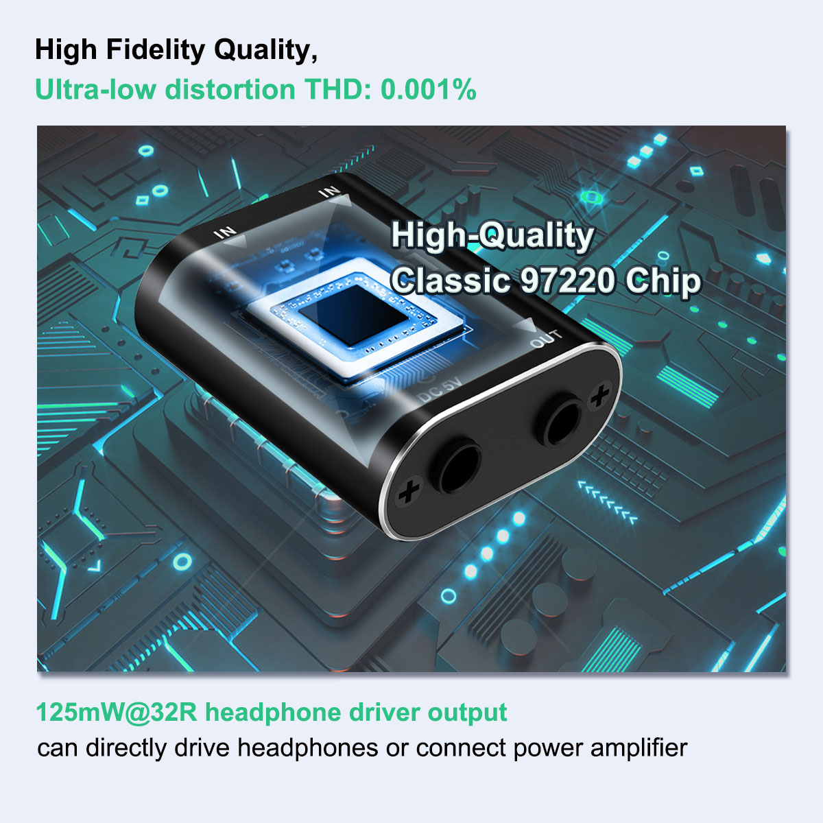 Cooidea 2 Channel Mini Stereo  - огляд і ціна Audio Music Dj