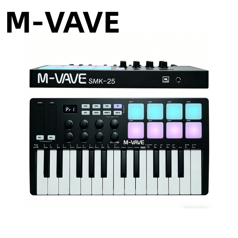 M-VAVE SMK-25 Black Portable M - огляд і ціна Midi Controller Pad