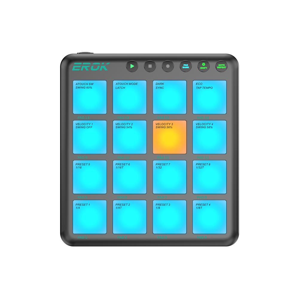 EROK PocketBeats MIDI Controll - огляд і ціна Midi Controller Pad