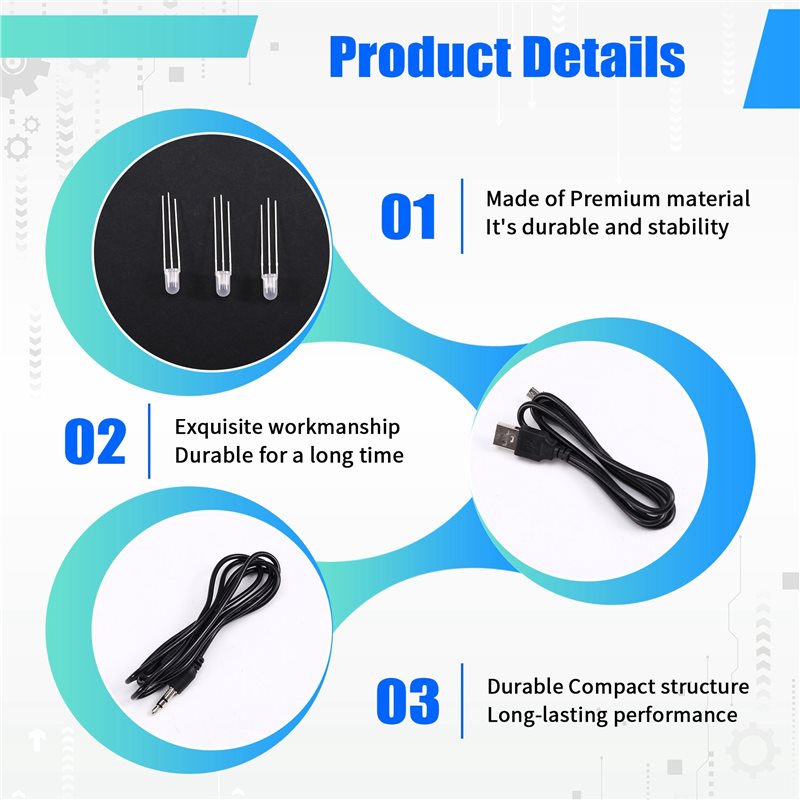 【DIGITAL GADGET】TYPE-C USB LED - огляд і ціна Audio Without Music