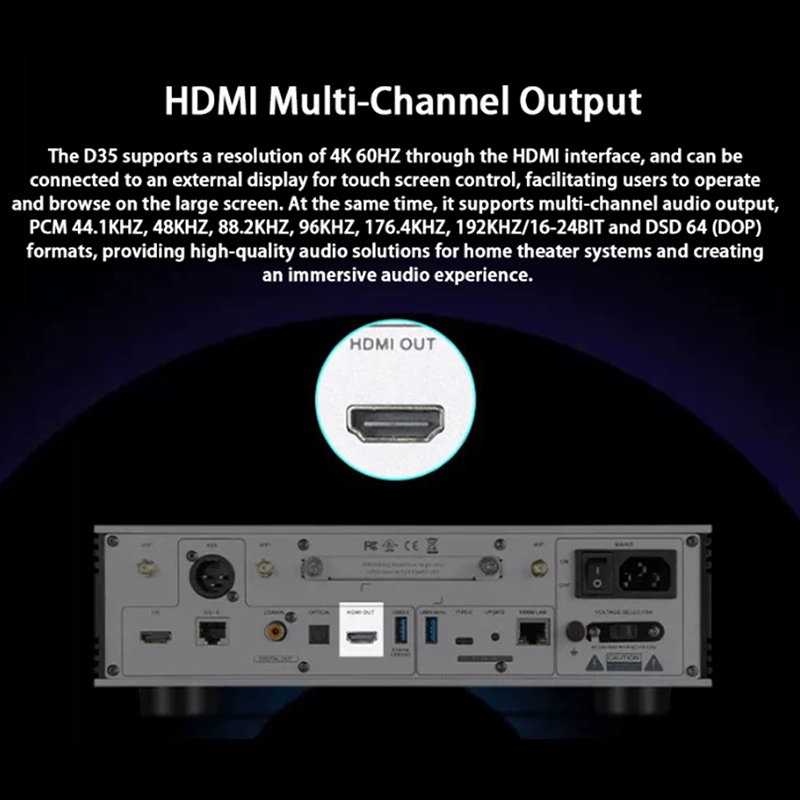 D35 Hi-Fi Wireless Music Strea - огляд і ціна Audio Without Music