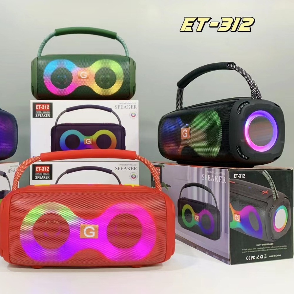 ET-312 Bluetooth Speaker Porta - огляд і ціна Audio Music Spotify
