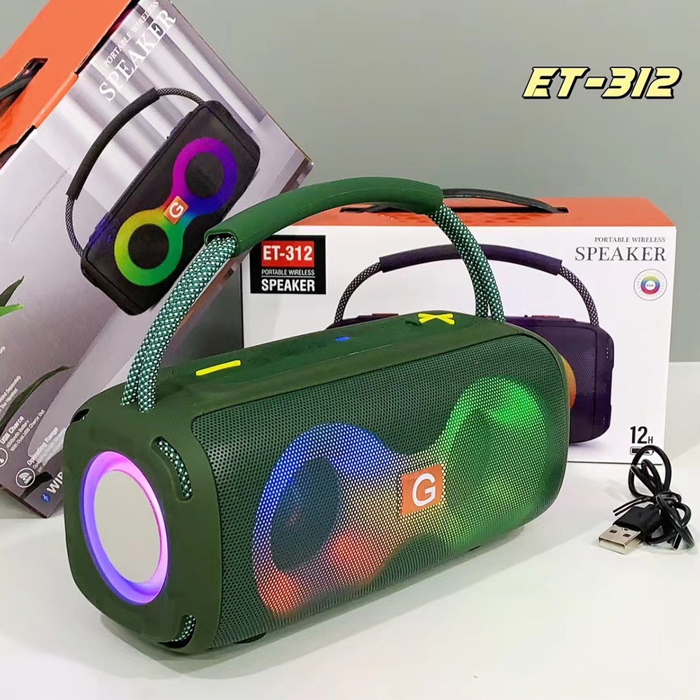 ET-312 Bluetooth Speaker Porta - огляд і ціна Audio Music Spotify